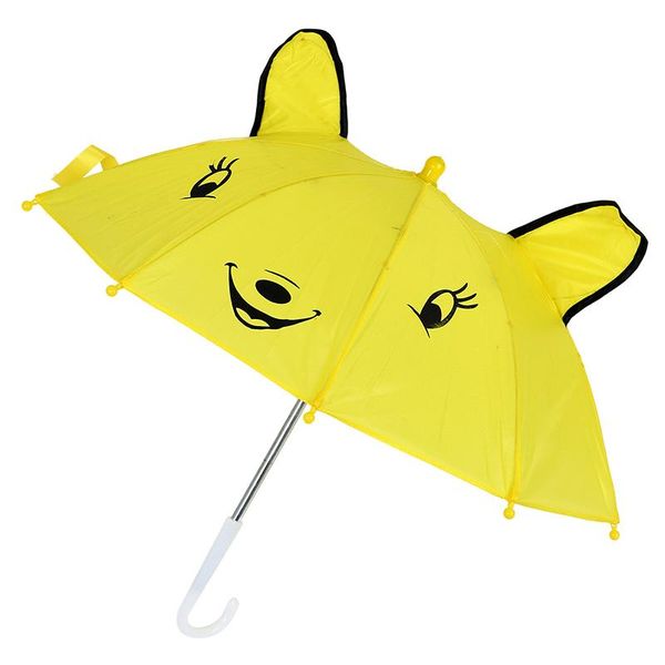

umbrellas children panda pattern mini yellow umbrella playing toy
