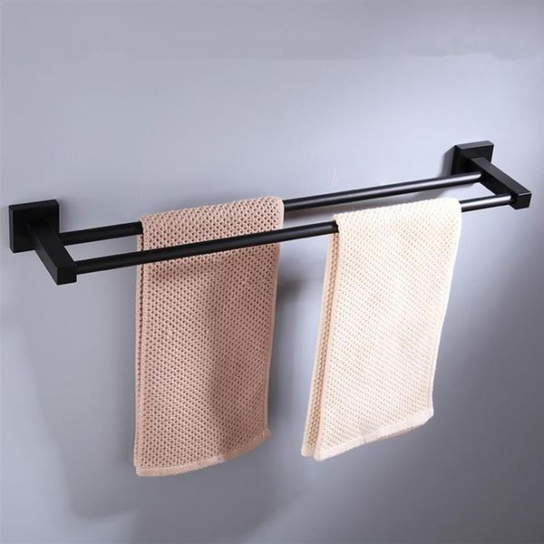 

towel racks bathroom rack aluminum kitchen shelf lavatory clothes holder toilet brush hook air blower hanging ring double sticks 59cm
