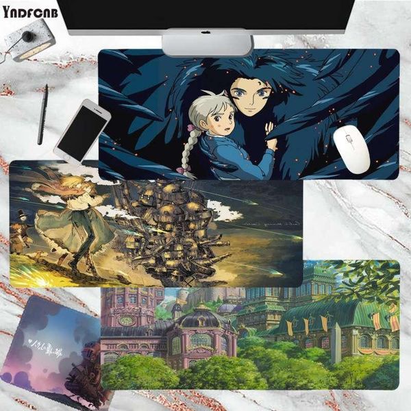 

mouse pads & wrist rests howls moving castle cool fashion gaming player desk laprubber mat size for csgo game deskpc computer