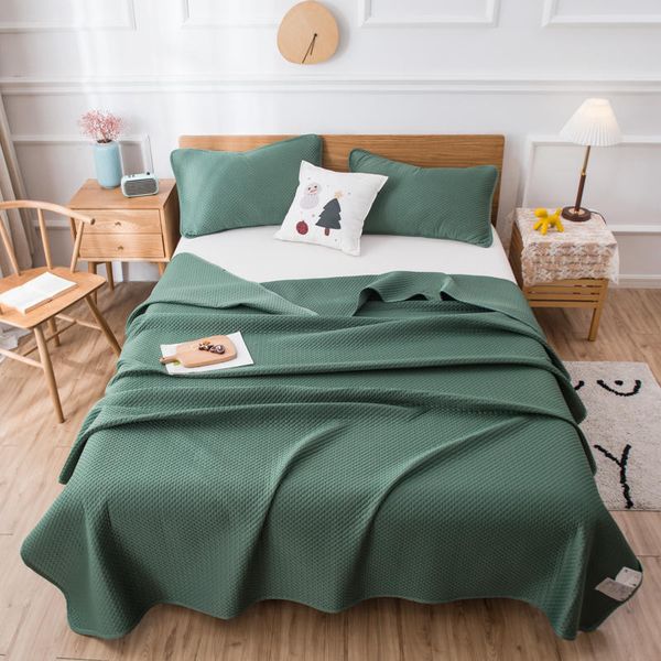 

bedding sets solid color spread summer cool bamboo sheet blankets soft for sofa all season mat thin quilt min6 vp2r