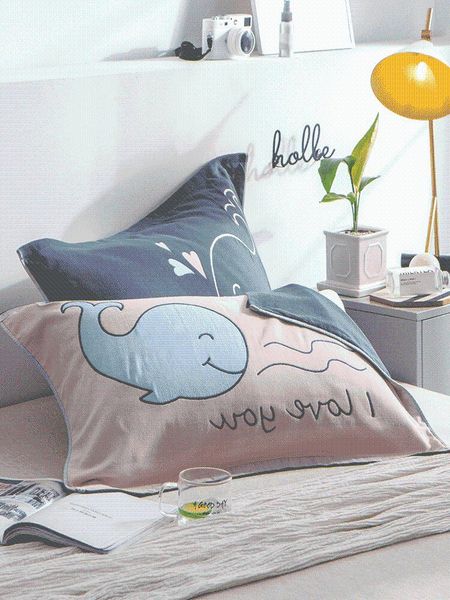 

pillow case pure cotton gauze towel one-pair package