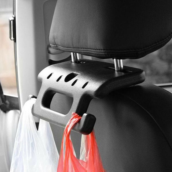 

safety belts & accessories 1pc car hand grip auto back seat grab handle headrest black color abs hanger hooks bar 19.5 * 15 2cm