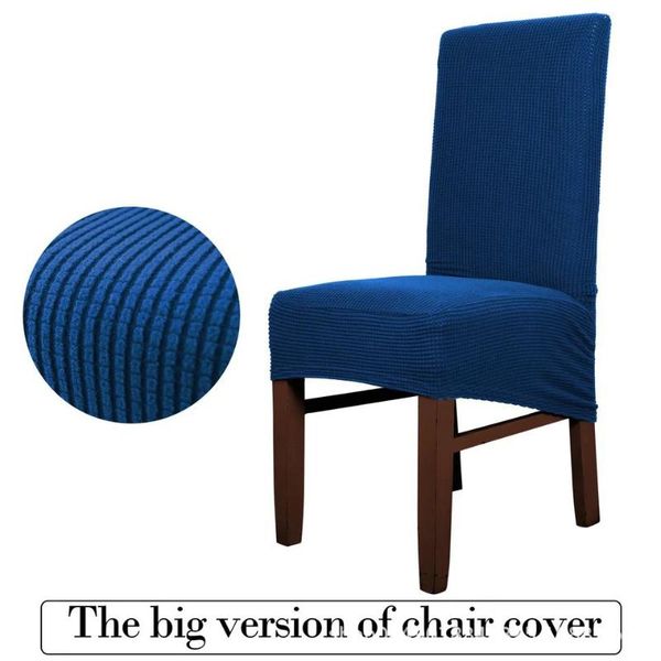 

chair covers big size solid color cover spandex stretch elastic slipcovers white for dining room banquet el kitchen1pc