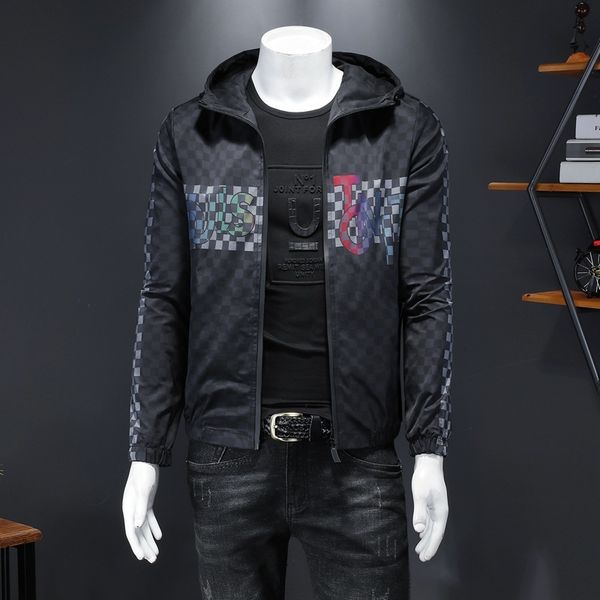 

the fine fleece hoodies men's hooded jacket in spring 2021 33, Black