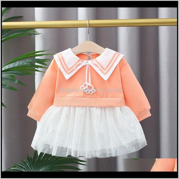 Abiti Abbigliamento Baby Kids Maternità Drop Delivery 2021 Spring Born Oneyear Vestiti come compleanno Neonate Abbigliamento Princess Tutu Es Uwhs