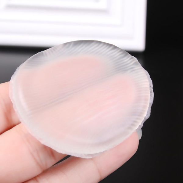 

sponges, applicators & cotton 1pcs round soft makeup puff silicone gel powder sponge for cosmetic face foundation bb cream tool