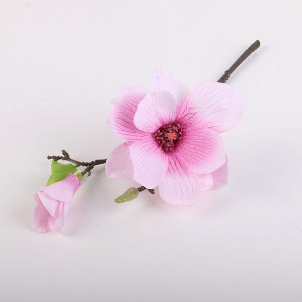 

decorative flowers & wreaths artificial wedding silk interior diy home decor flower short branch mini magnolia flores dried