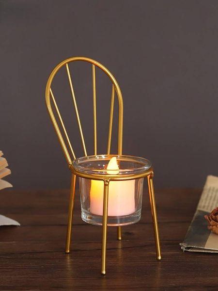 

candle holders metal nordic holder designer wedding gold luxury christmas decoration salon living room zp50zt