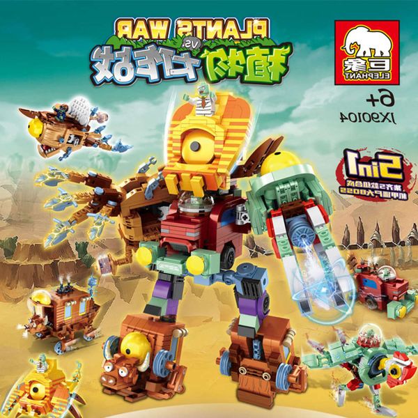 

assembled toys plant zombie battle, building block toys, puzzle pack, boy's maze set, compatible with lego children's gifts