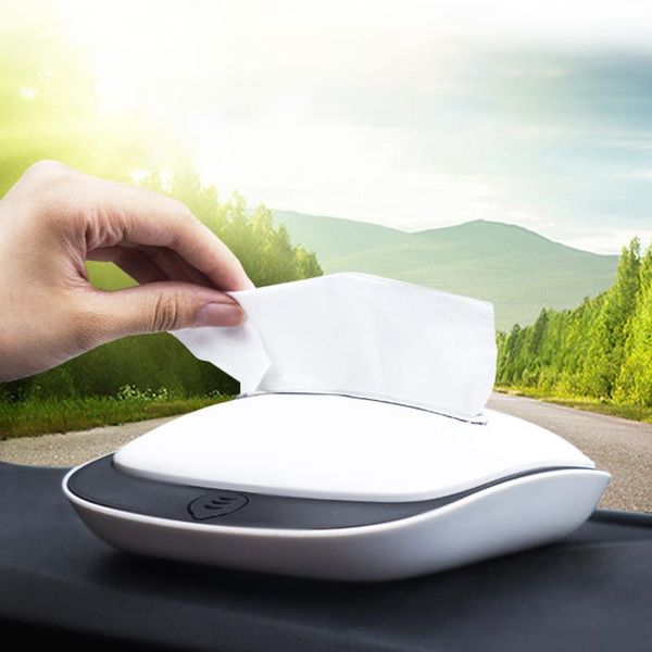 

car organizer multi-functional tissue napkin holder creative solid storage box anti-slip auto interior accessories