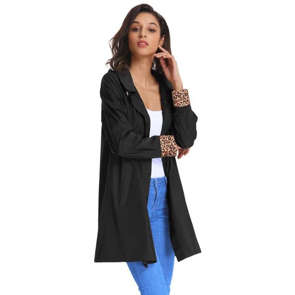 Женские куртки дождевой пальто легкий штук с длинным рукавом с длинными рукава