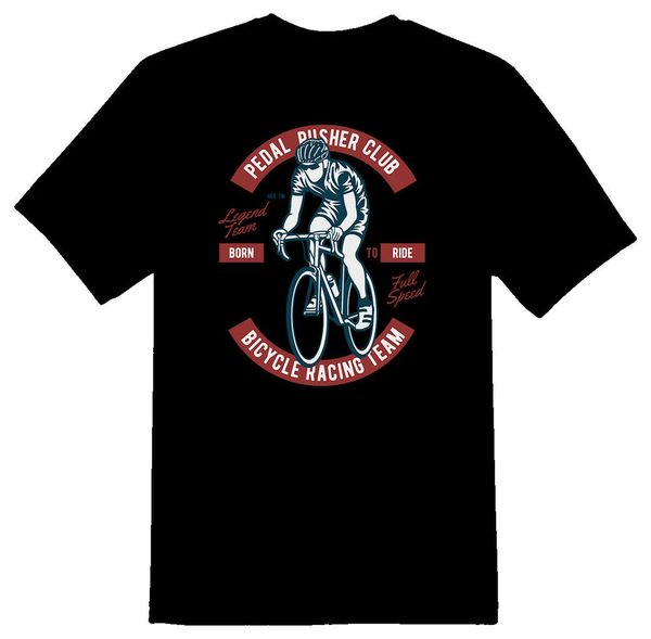 

bicycle racing team black or white tee, White;black