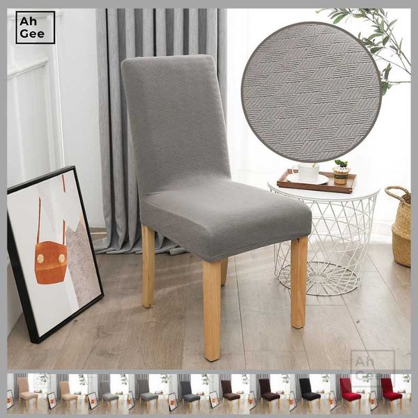 

slipcover chair protector case for kitchen home cushion cover spandex dining jacquard with back covers