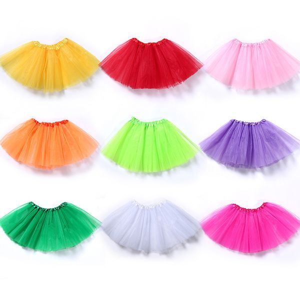 

little girls'tutu skirt multipack princess three-layered tulle ballet skirts for kids z1845-09, Blue
