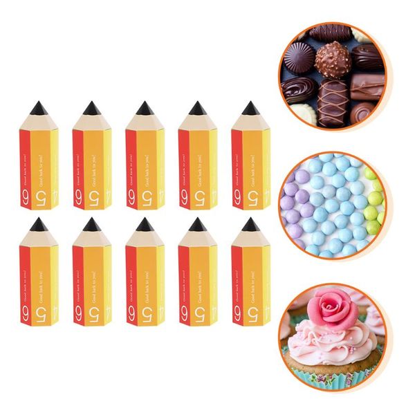

gift wrap 10pcs beautiful candy boxes pencil unique box for party
