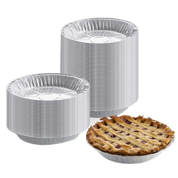 

bowls 50pcs disposable round aluminum foil bbq tray container non-stick baking pan this premium provide absolute convenience
