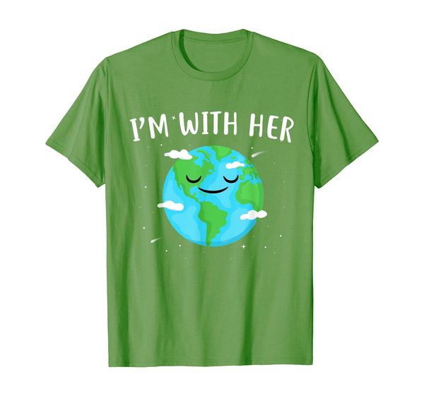 

i'm with her sunflower earth day shirt save earth mother, White;black