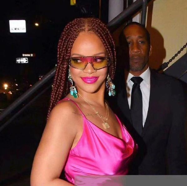 

sunglasses q candy color cat eye women clear lens ladies one piece rivet sun glasses femalefashion, White;black