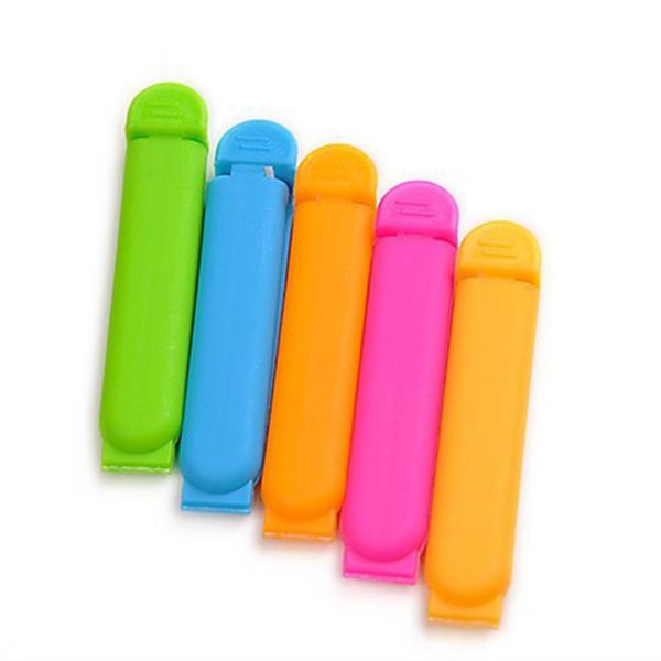 

bag clips 5pcs portable kitchen storage food snack seal sealing clamp plastic tool