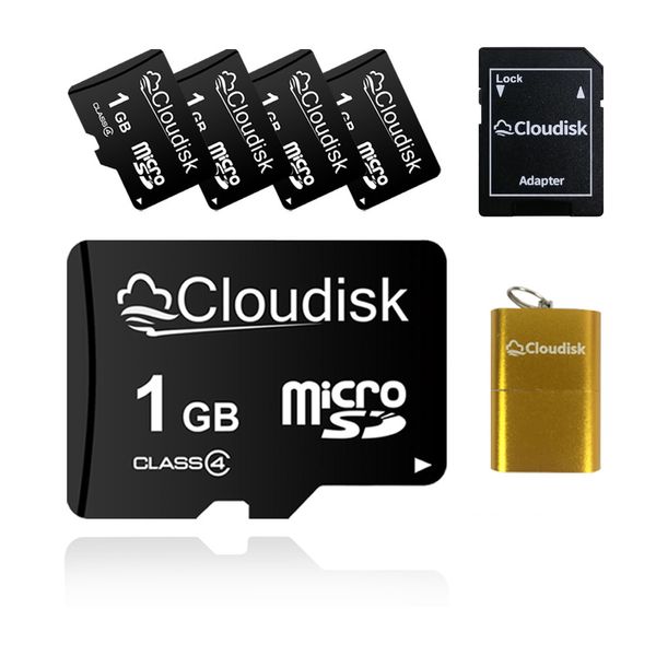 Confezione da 5 Micro SD Card Cloudisk 8GB 16GB 32GB 64GB Class10 Scheda di memoria 1GB Class4 2GB 4GB Class6 MicroSD TF Card