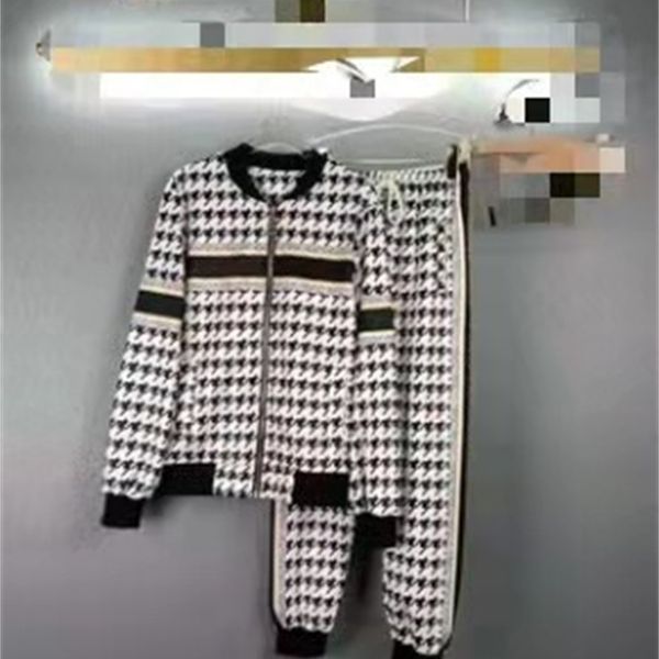 

2021 autumn new sky star printed coat harlan pants casual two piece set women qxdg, Gray