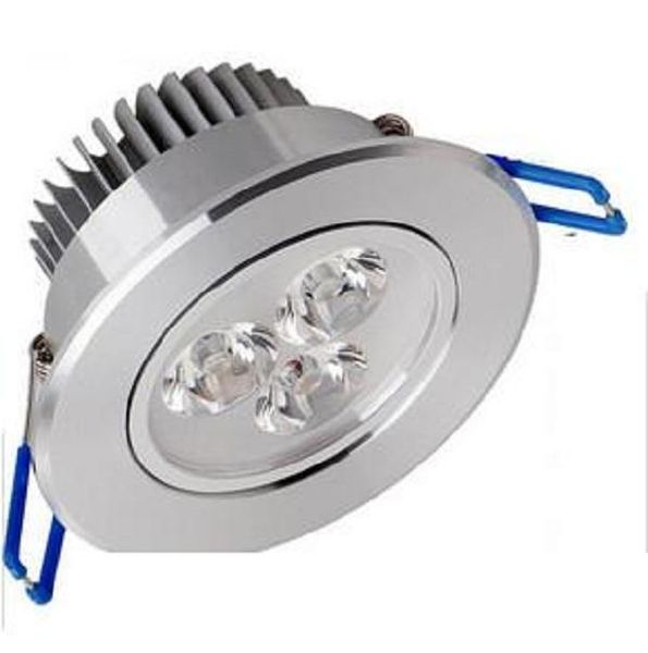 Gömme LED Downlight 3W 6W 9W Dimmabable Tavan Lambası AC85-265V Beyaz/Sıcak Beyaz LED lamba Alüminyum Isı Lavabo Uygunluk LED