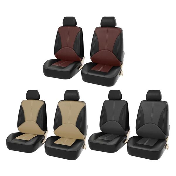 

car seat covers front seats black faux leather cover set universal accessories interior protector sell