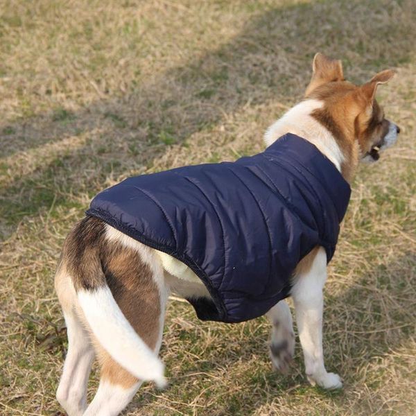 

dog apparel 2 layers fleece lined warm jacket for puppy winter cold weather,soft windproof small coat