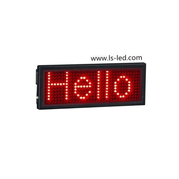 

programmable red led name badge tag digital display sign scrolling ,drive 1133 modules