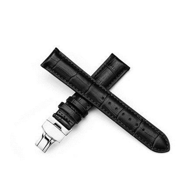 

watch bands guanqin original leisure leather strap black brown 20mm