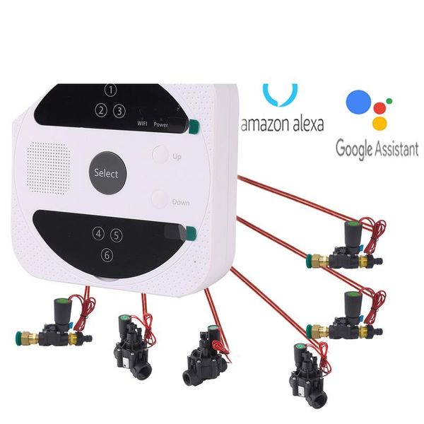 

smart watering timer garden irrigation controller water valve system equipments