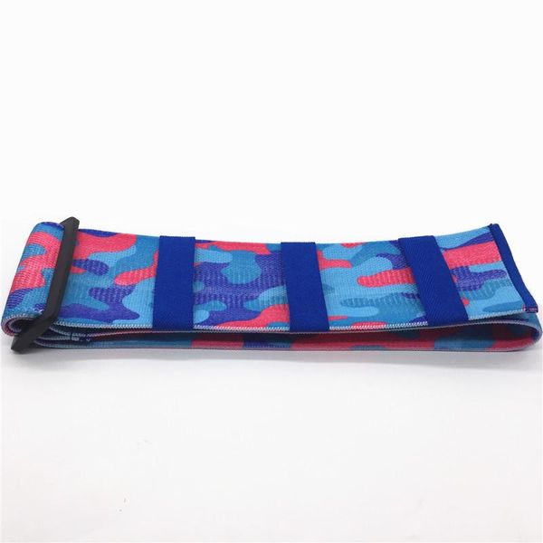 

resistance bands blue camo adjustable hip band booty stretch