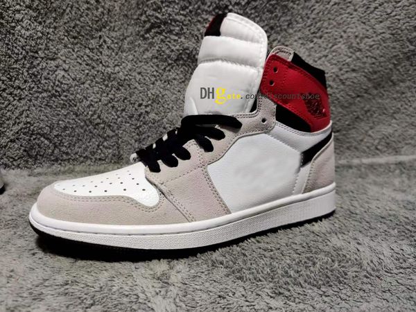 

1 high og smoke grey basketball shoes 1s mens womens shoe sneakers for size 36-46 555088 126