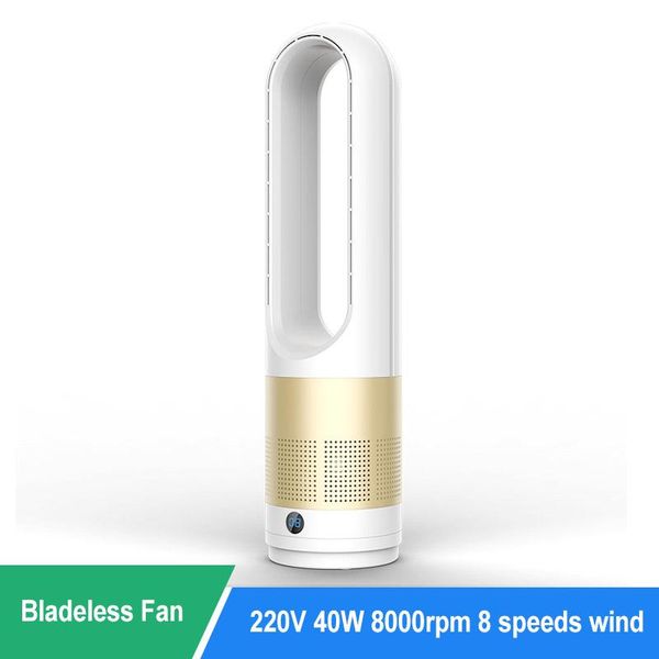 

electric fans household mute bladeless fan 18 inch and cold air circulation 80wide angle remote control timing 8 speed