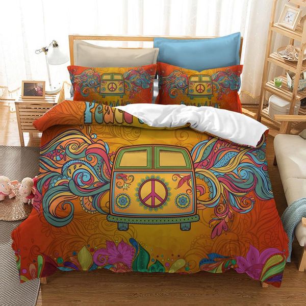 

bedding sets peace beddings and bed 3d printed duvet cover with pillowcases design set 3-piece  size