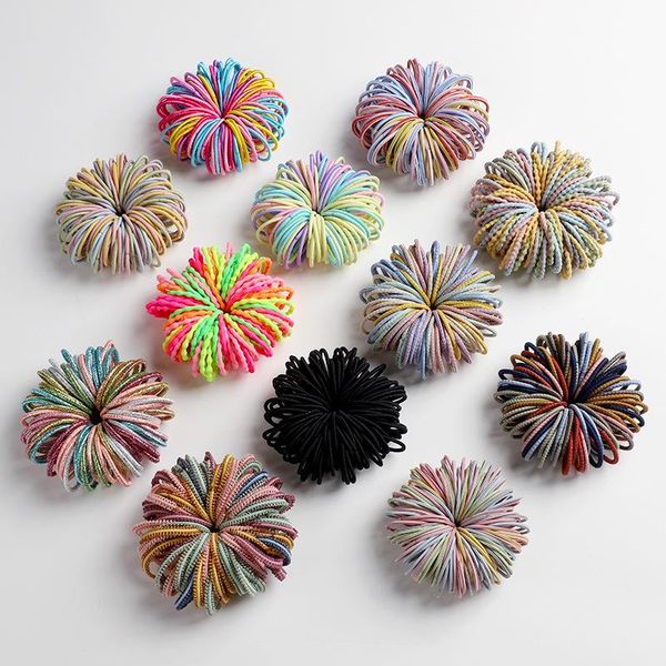 

hair accessories 50pcs/lot or 100pcs/lot bands girl candy color elastic child baby headband scrunchie jb121402