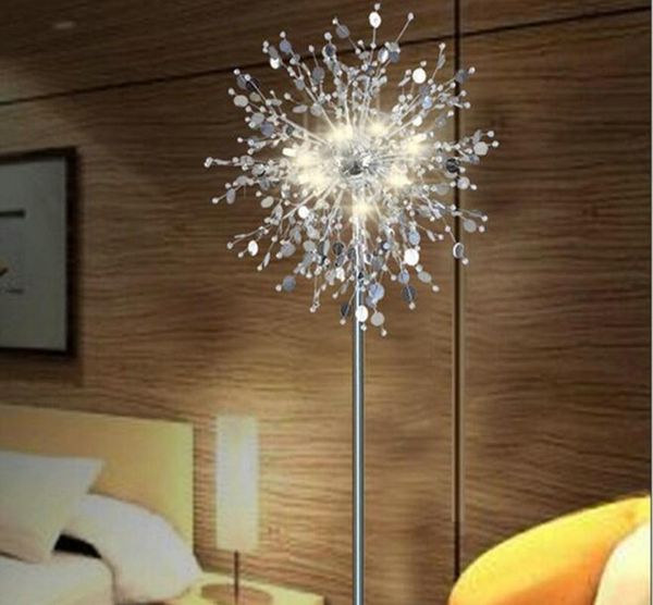 

floor lamps crystal living room stand lamp modern flower light for bedroom foyer nordic american style table