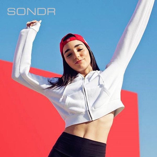 

women's jackets autumn fashion casual slim fit all-match hooded jacket short coat women zipper turn-down collar regular, Black;brown