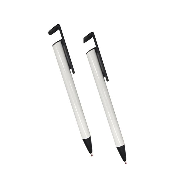 Tintura Sublimação Metal Alumínio Em Branco Rod Forno de Transferência Térmica DIY com revestimento Creative Personality Ballpoint Pen com Wrap B1