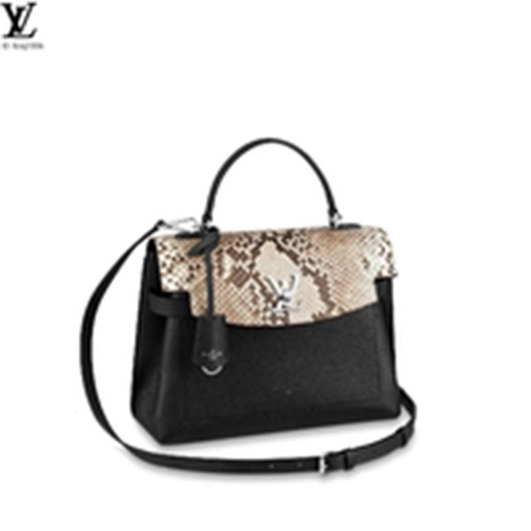 

totes brand designer luxury l0xu n97009 lockme ever bag in python bags leather women handbags iconic bags handles shoulder cross body ba, Red;black
