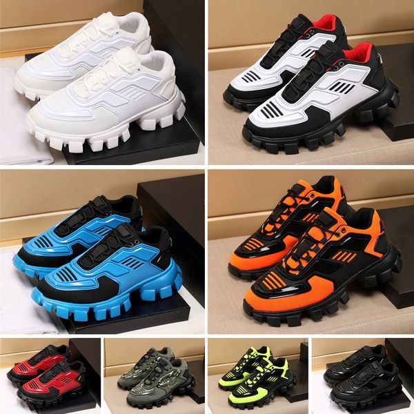 

men women casual shoes cloudbust thunder sneakers 19fw p camouflage capsule series shoe color matching increase, Black