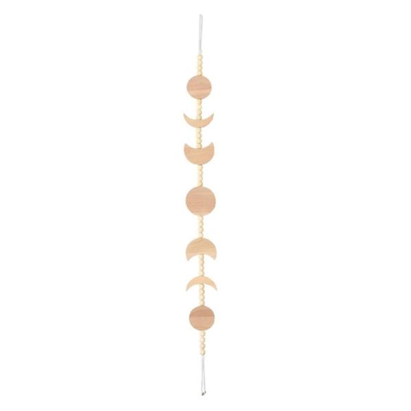 

wall hanging ornament garland wooden star moon bead kids room nursery home decor m68e decorative objects & figurines