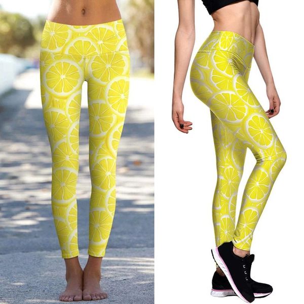 

yoga outfit high waisted 2021 classic pants women print waist stretch strethcy fitness running workout gym clothing pant
