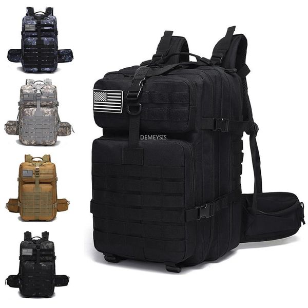 

outdoor bags large capacity molle military tactical camouflage backpacks durable men women hiking climbing trekking backpack
