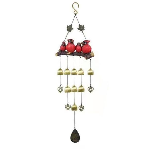 

garden decorations birds wind chimes with 9 bells hanging pendant ornaments windchime for outdoor backyard home decor