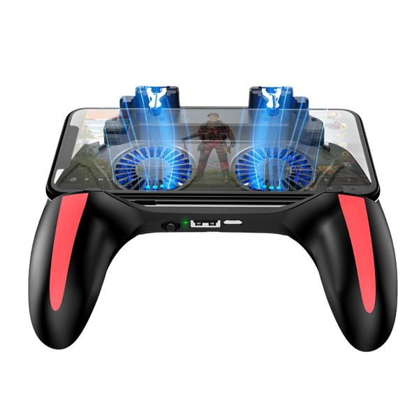 

game controllers & joysticks mobile controller cooling handle joystick gamepad l1r1 button flexibility assistance accessories