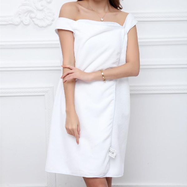 

towel [only for russia user]ladies wearable microfiber bath skirt soft small towels with buttons 138x80cmabsorbent gown
