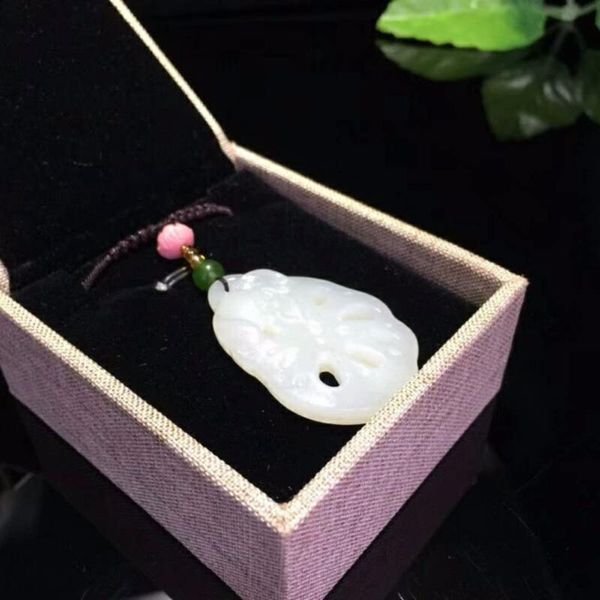 

hetian jade white pendant, quality, oilyh16# lockets, Silver