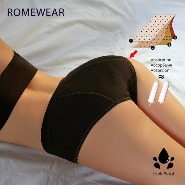 

women's panties 4 layer menstrual women leakproof period underpants incontinence underwear bamboo fiber pants waterproof, Black;pink