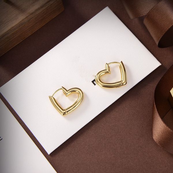 

love charm earring 925s peach heart earrings ins hollow shape womens jewelry with box click to see the original pic ce456534#, Golden